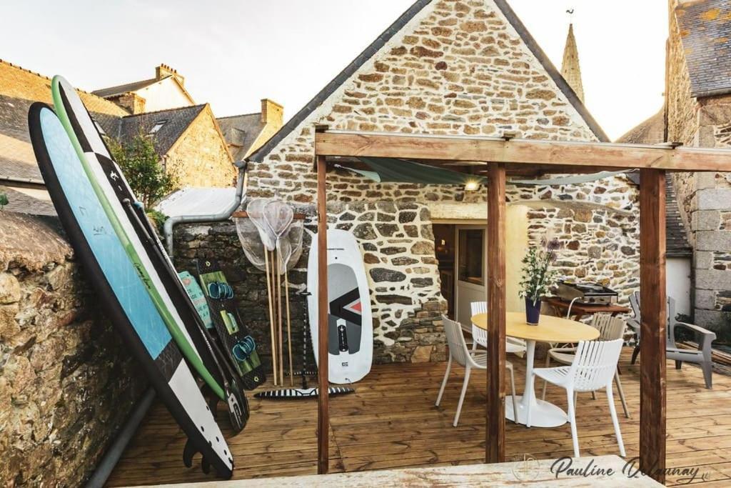 Ty Ar Mor Maison De La Mer, A 40 M De La Plage Saint-Michel-en-Grève Εξωτερικό φωτογραφία