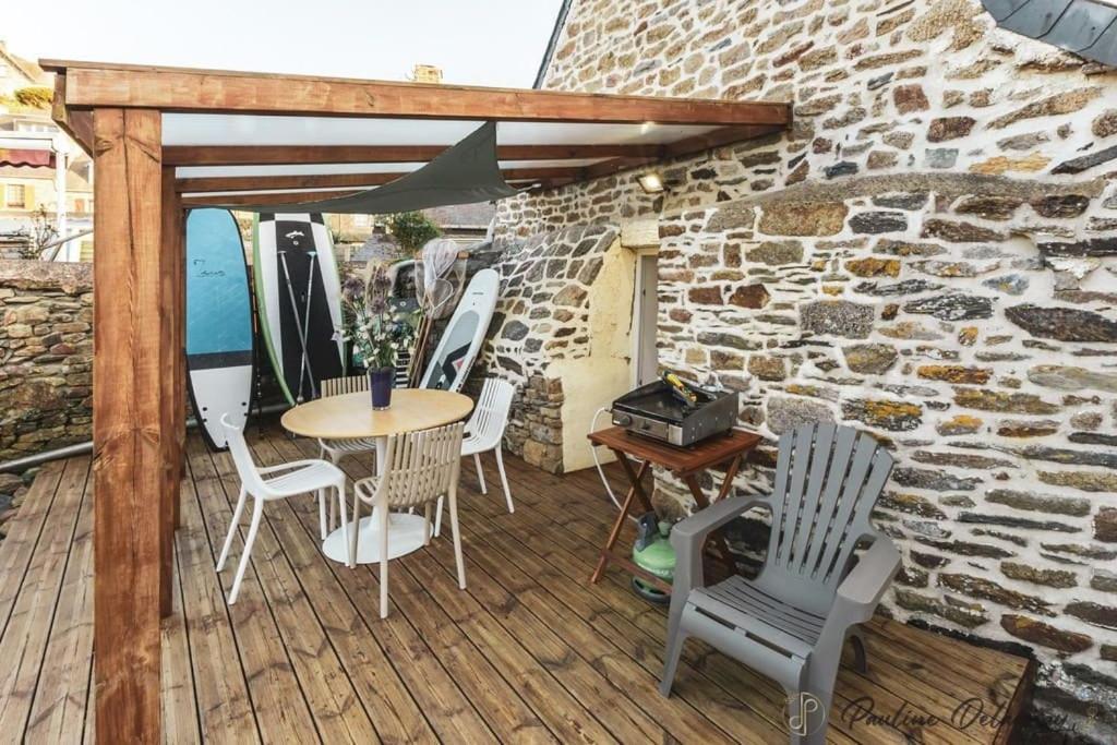 Ty Ar Mor Maison De La Mer, A 40 M De La Plage Saint-Michel-en-Grève Εξωτερικό φωτογραφία